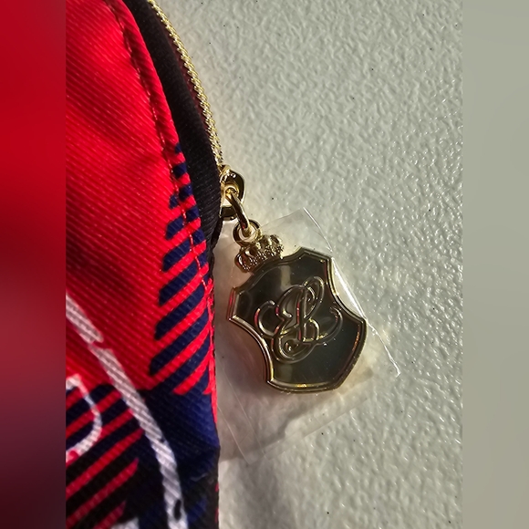 NWOT Estee Lauder collegiate preppy scholar plaid makeup cosmetic pouch bag - Picture 3 of 8